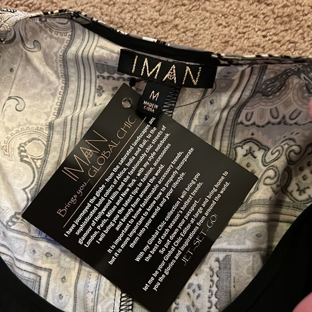 NWT iman medium blouse‎ - Picture 6 of 6